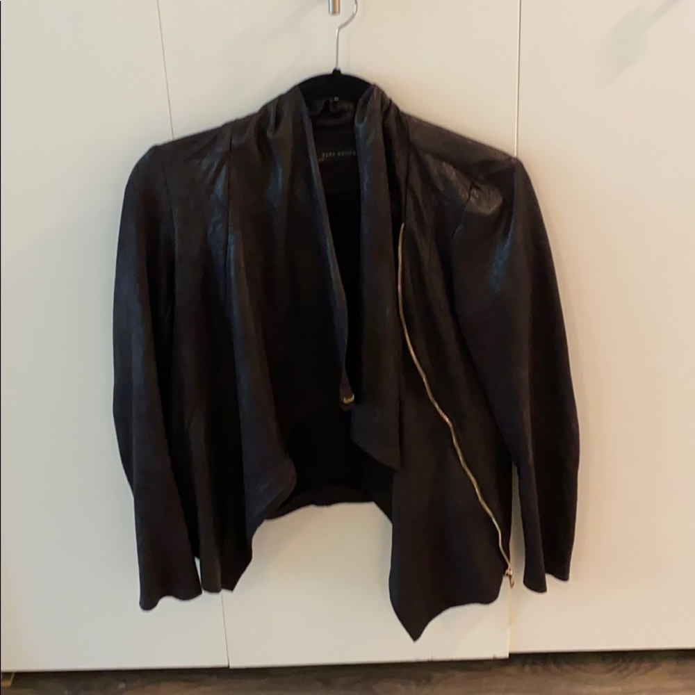 Zara Suede Leatherette Jacket